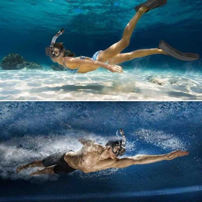 Snorkeling Mask with Dry Top System