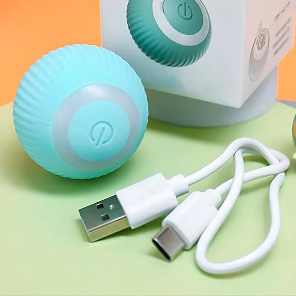 Interactive Pet Ball, Rolls Automatically