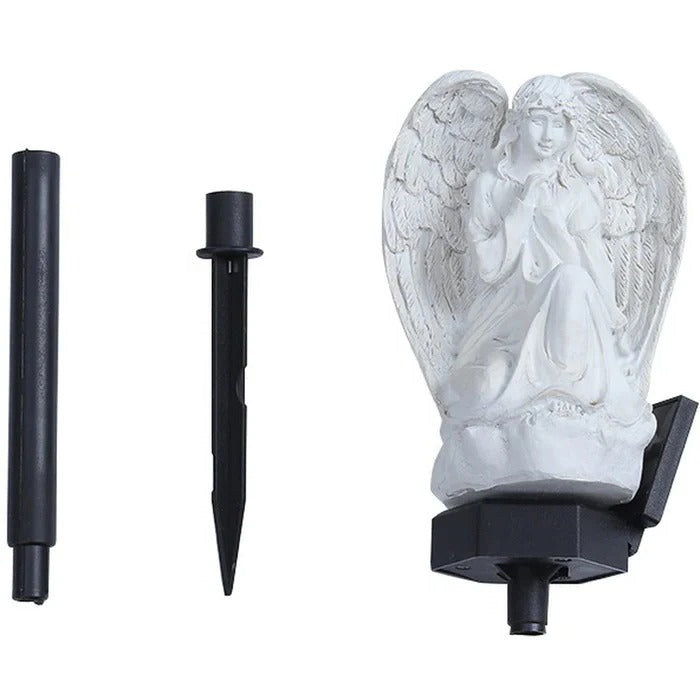Decorative Solar Angel Garden Lamp with LED Illumination