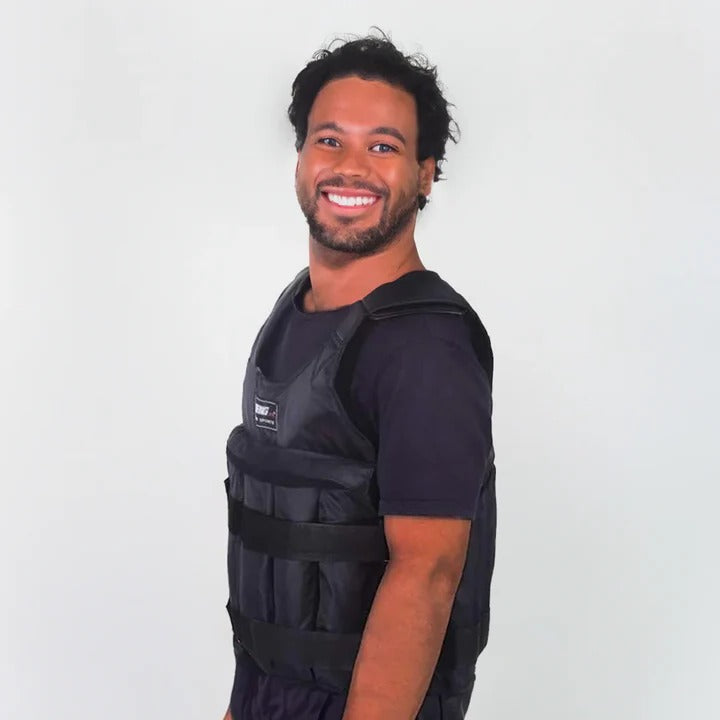 Adjustable 110 lb Weight Vest – Fitness and Workout Training Gear