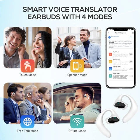 Smart Translation Earbuds with Real Time Voice Exchange