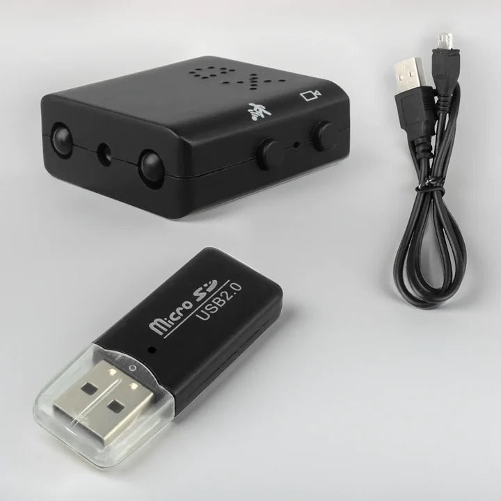 Portable HD Video Camera – Compact Motion Detection Recorder