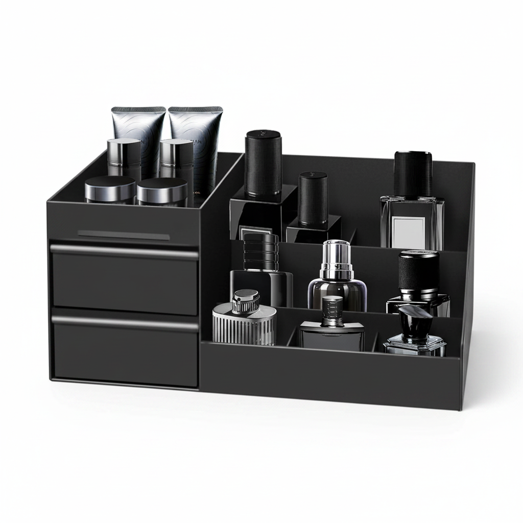 Mens Organizer,Cologne Organizer for Men,Perfume Organizer,Cologne Stand,Perfume Stand,Organizador de Perfumes,Bathroom Countertop Storage,Shelf for Bathroom Counter,Easter Gifts for Men allveramart