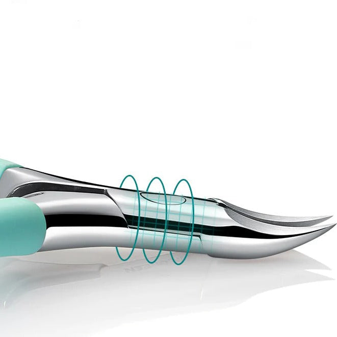 Heavy Duty Curved Toenail Clipper, Ergonomic Trimmer for Thick Nails