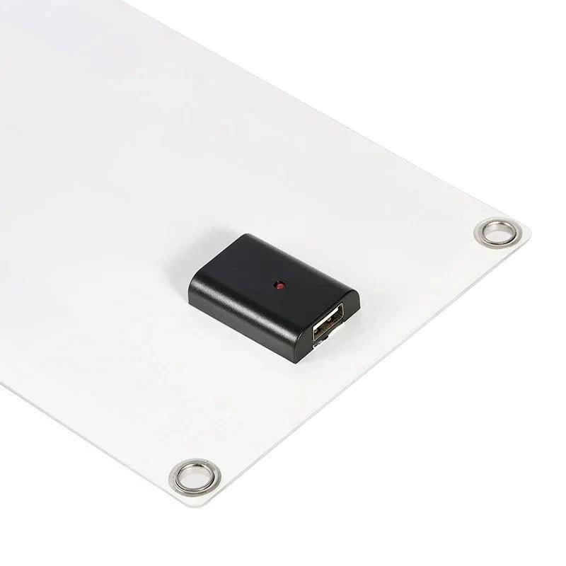 Waterproof Solar Panel with Portable USB Battery