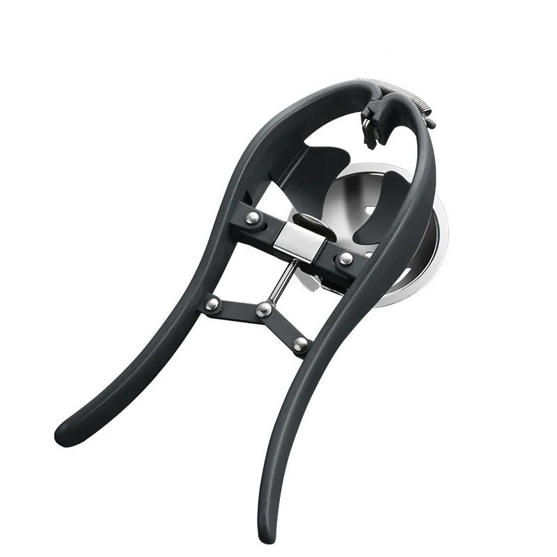 Stainless Steel Egg Cutter with Opening Mechanism