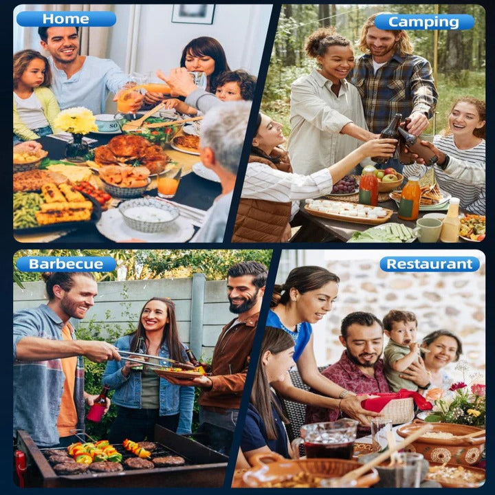 Electric Pepper Grinder and Salt Shaker Mill, Set of 2