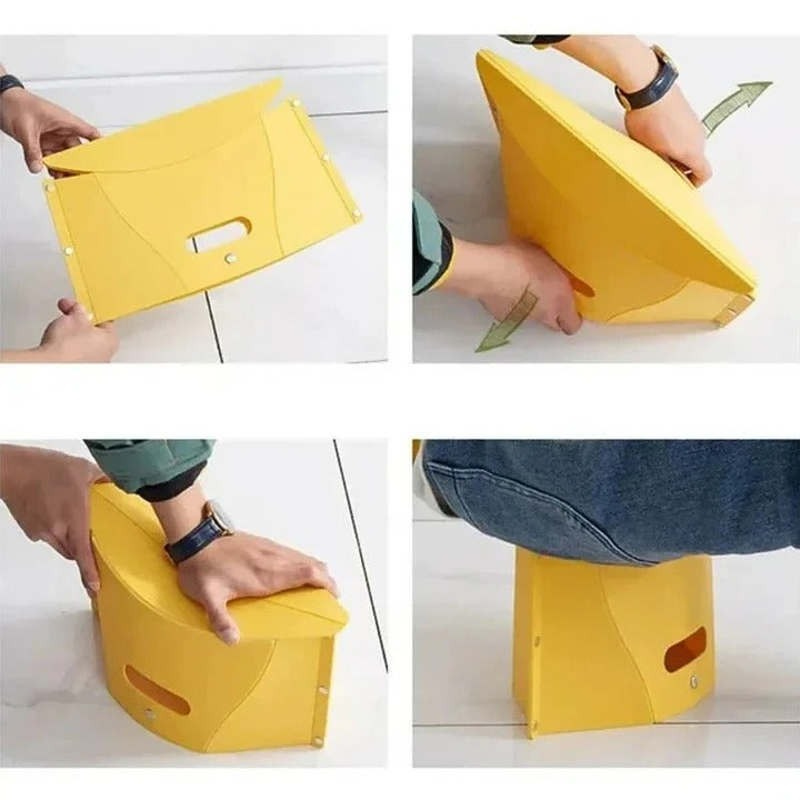 Portable Folding Step Stool, Compact Stool for Home