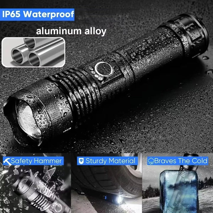 Rechargeable Flashlight with LED Light