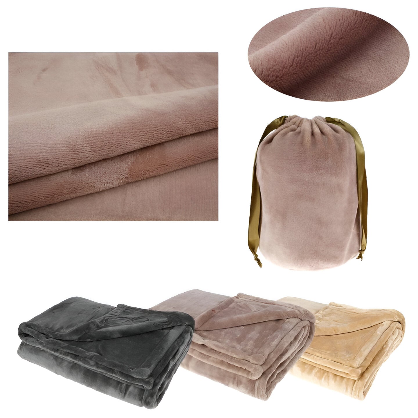 Electric Heated Throw Blanket Cordless and Portable