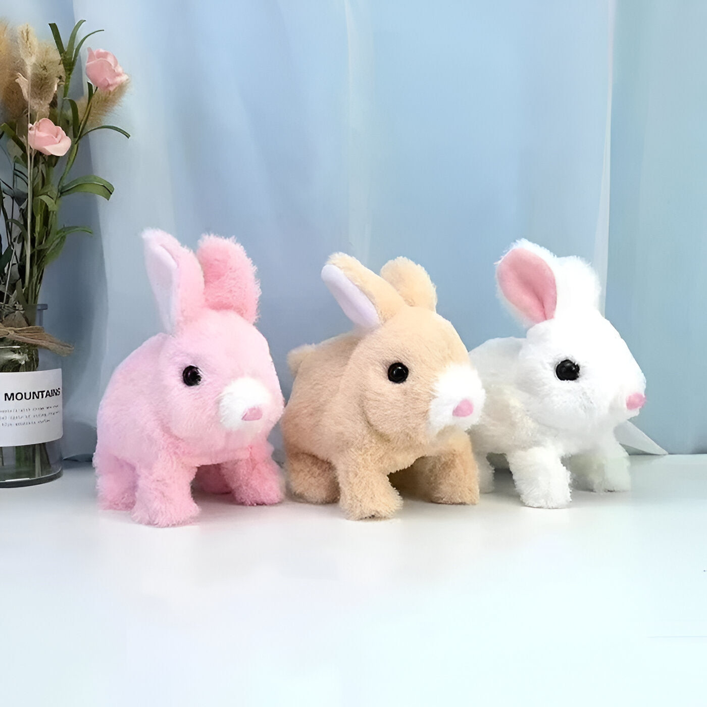 Plush Bunny Toy Interactive