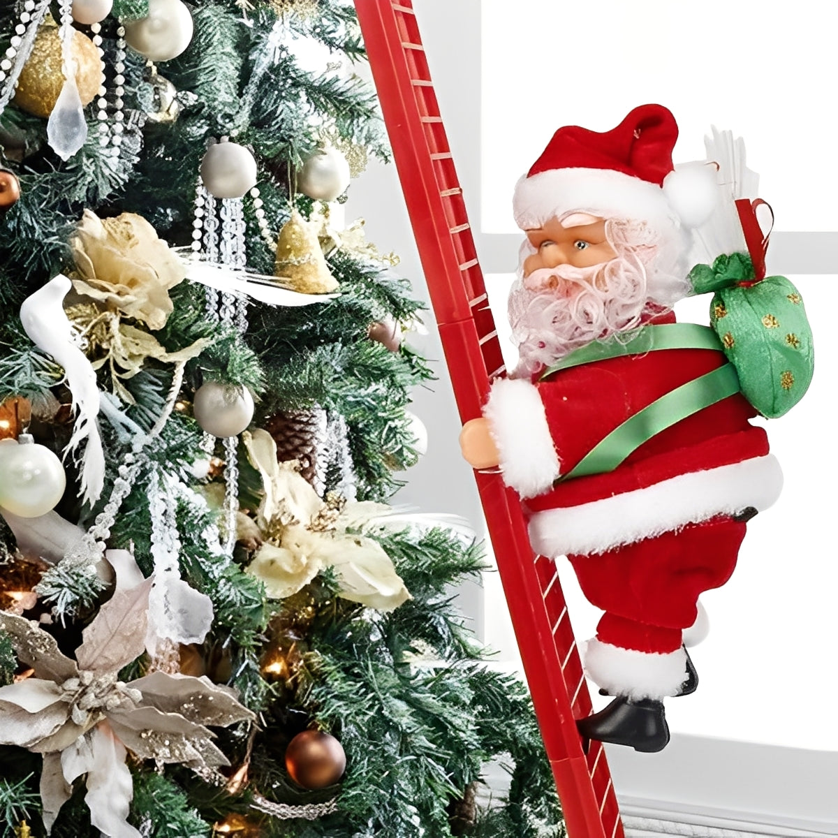 Climbing Santa Christmas Decoration