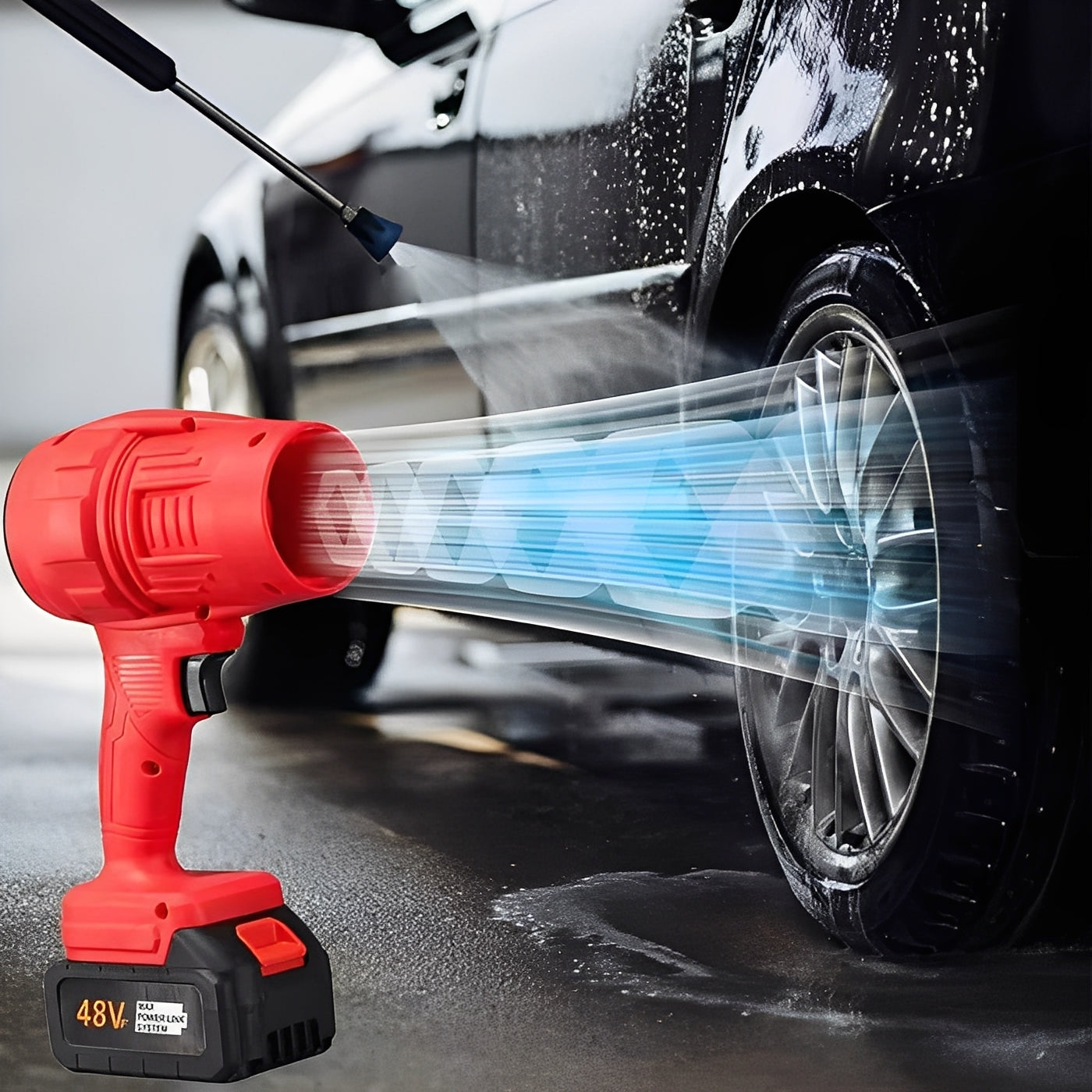 Electric Jet Washer Portable Turbofan Powered for Home Use