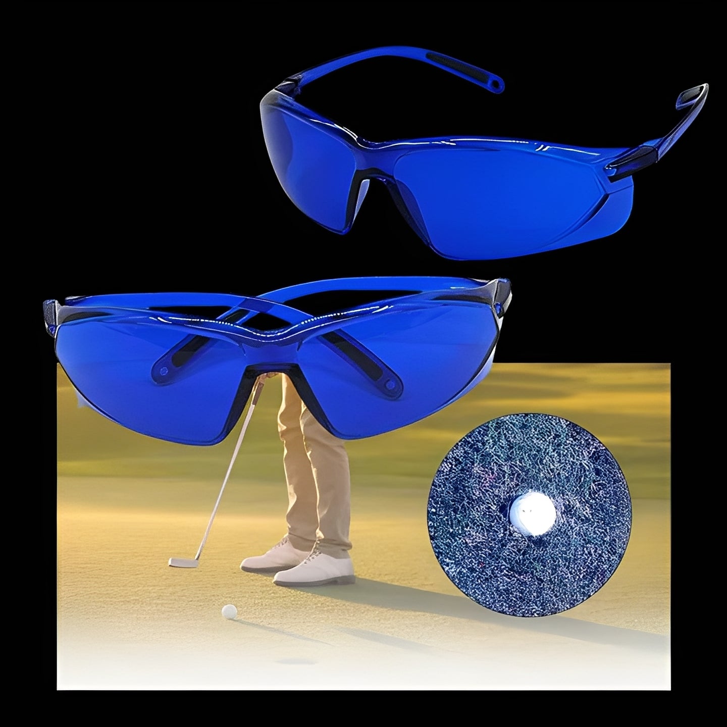 Glasses for Golf Ball Finding and Enhanced Vision