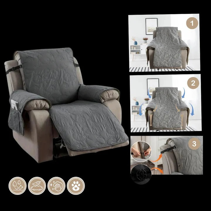 Recliner Slipcover Waterproof for Single Seat Furniture