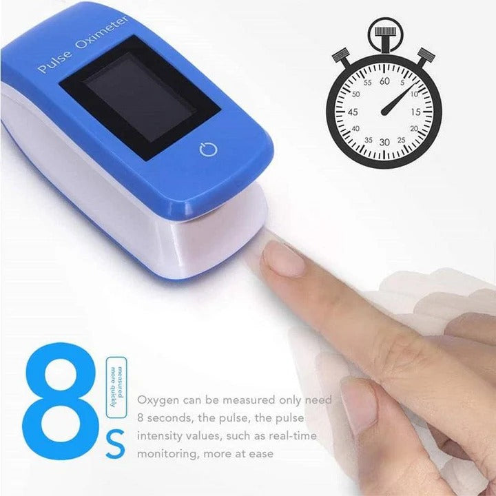 Pulse Oximeter with Blood Pressure Monitoring Device for Vitals