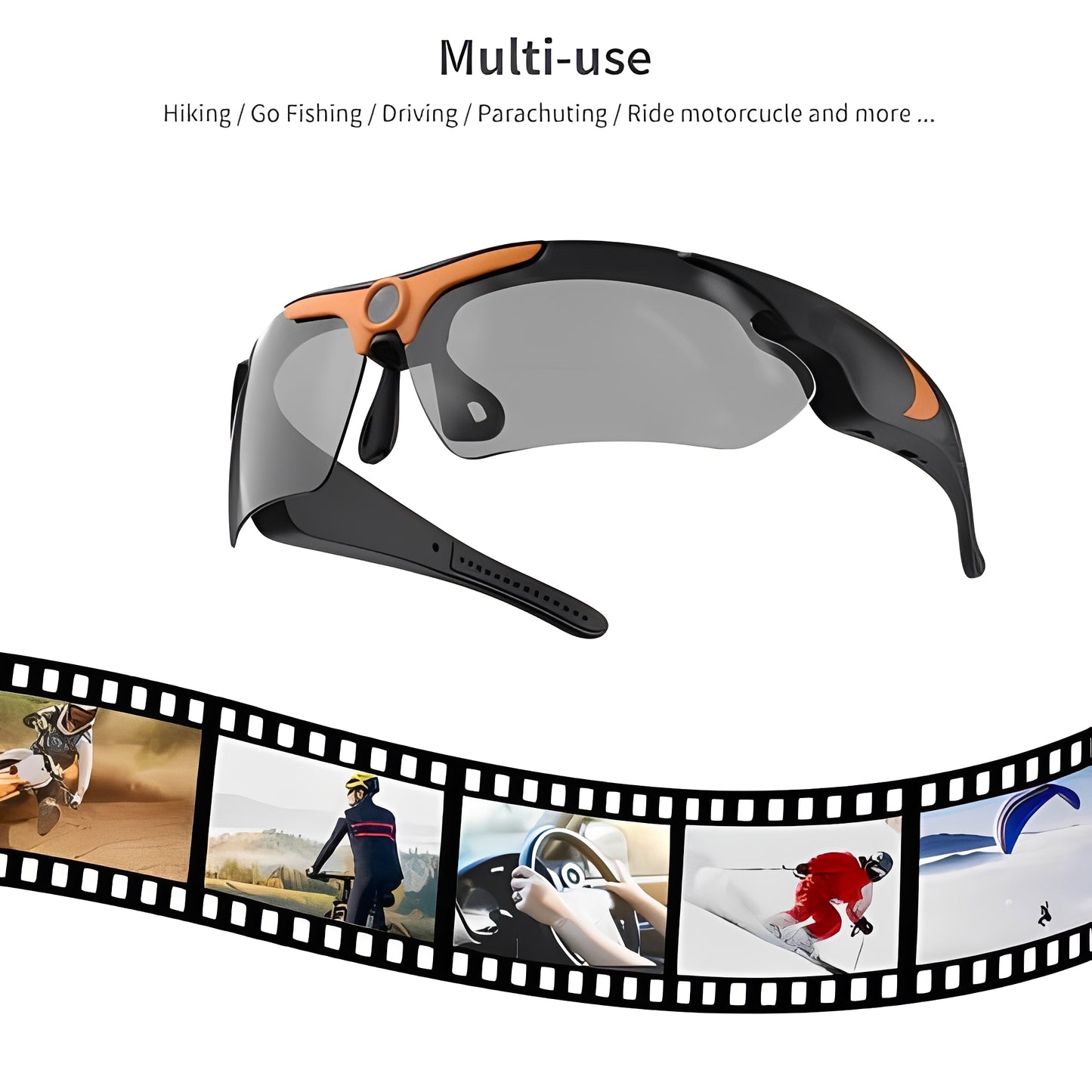 Sunglasses with Built In Camera and Video Recorder
