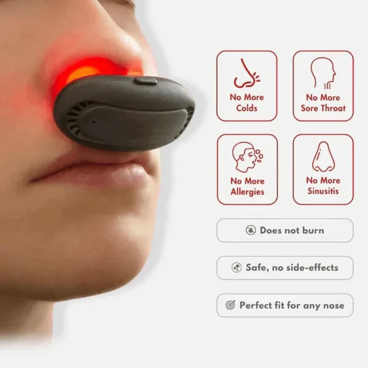 Infrared Device for Nasal Congestion and Allergy Relief System