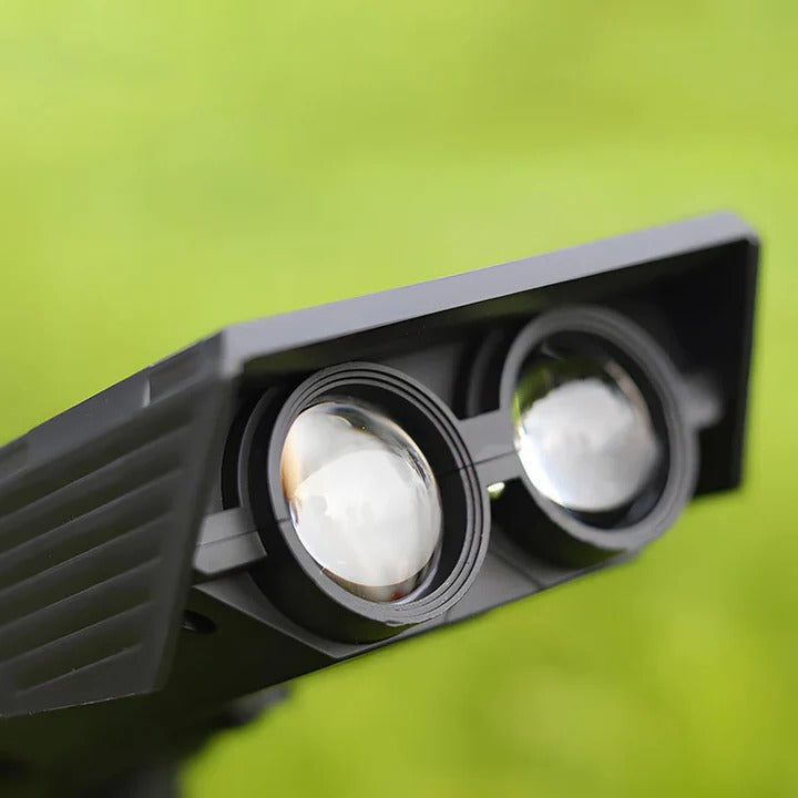 Solar Multi-zoom Spot Light with Waterproof LED and RGB Colors