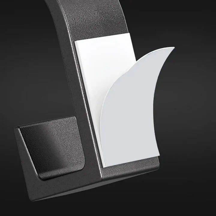 Strong 5-Pack Self-Adhesive Wall Hooks and Versatile Door and Closet Hanger