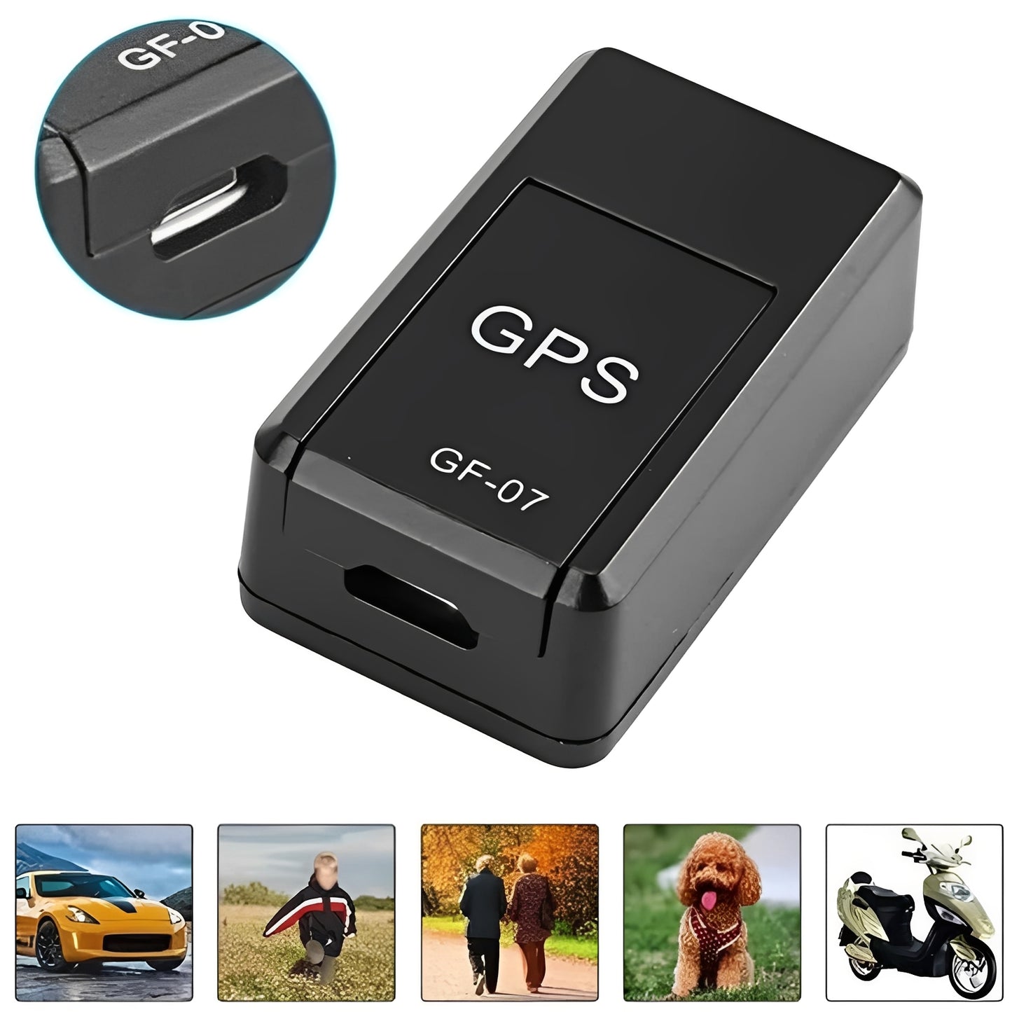 Compact Security Tracker and Magnetic GPS Tracking Device