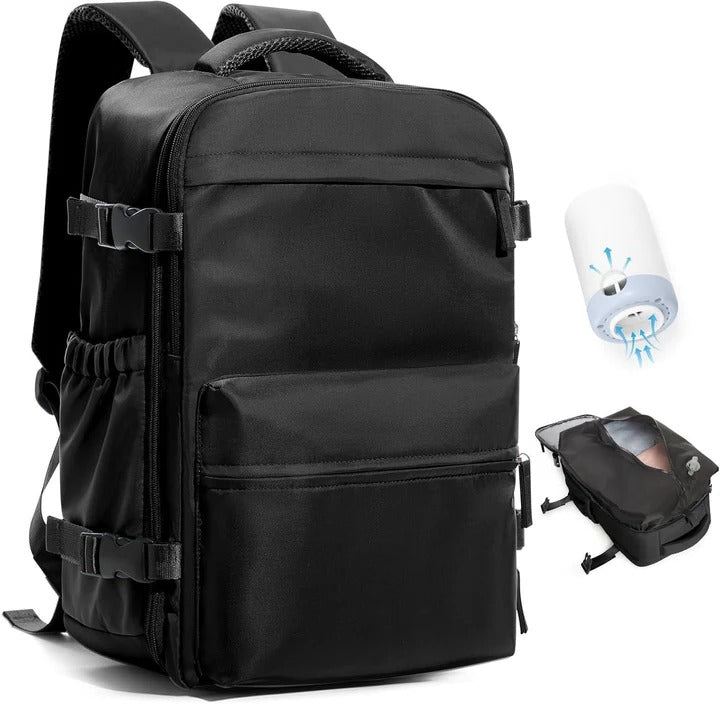 Water-Resistant Travel Backpack for 15.6in Devices