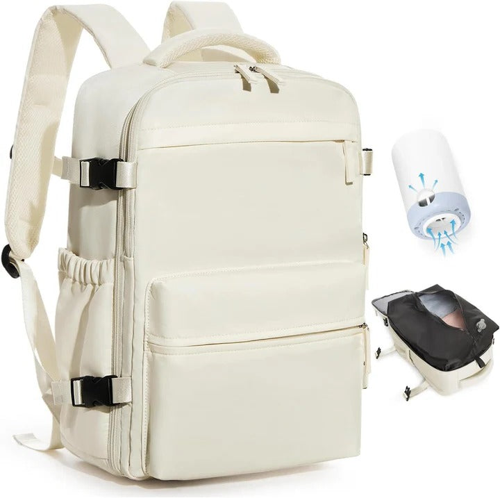 Water-Resistant Travel Backpack for 15.6in Devices