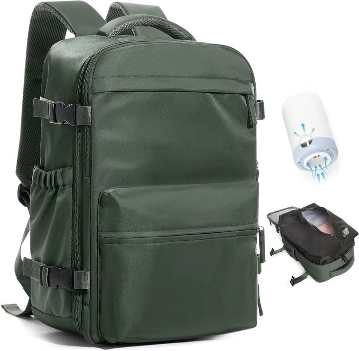 Water-Resistant Travel Backpack for 15.6in Devices