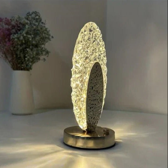 Elegant Table Lamp In Peacock Design