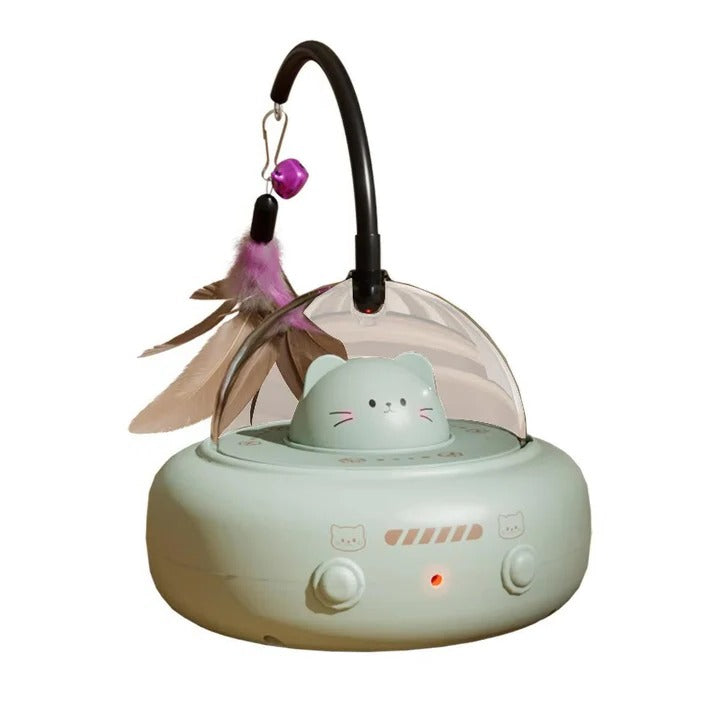 Smart Spaceship Cat Toy
