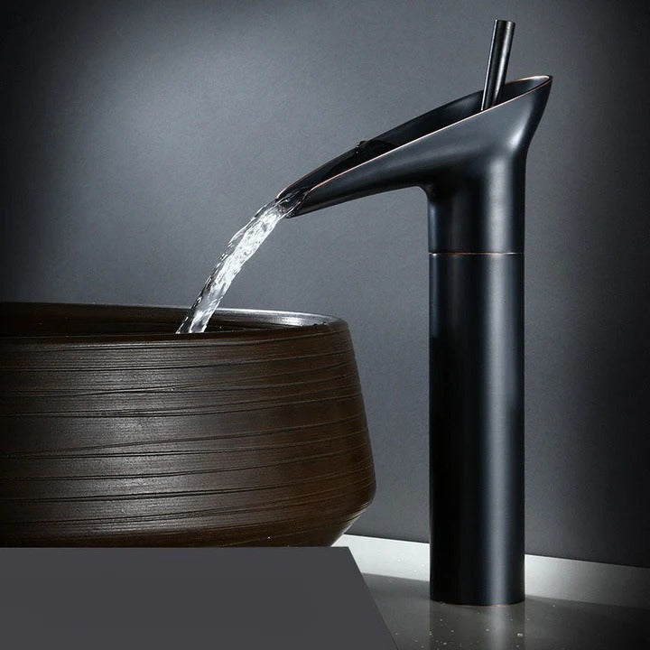 Antique-Style Waterfall Bathroom Faucet