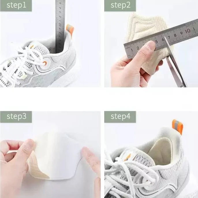 Silicone Heel Pad Inserts with Cushioned Support