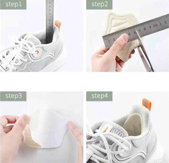 Silicone Heel Pad Inserts with Cushioned Support
