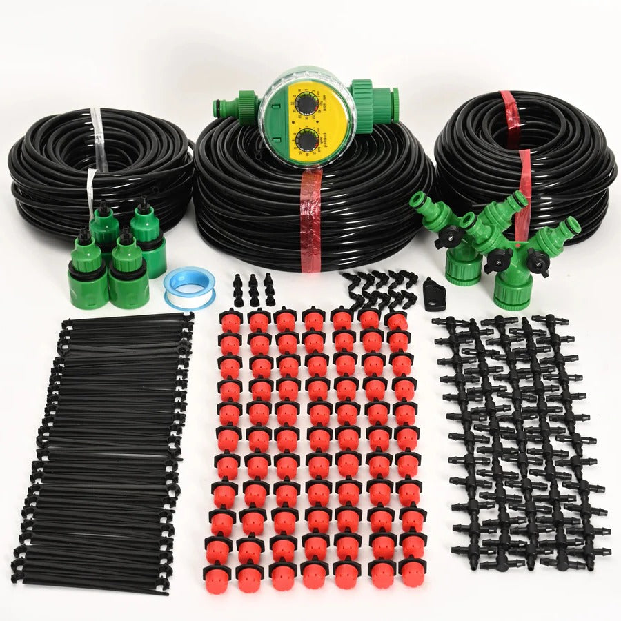 Drip Irrigation System with Automatic Timer