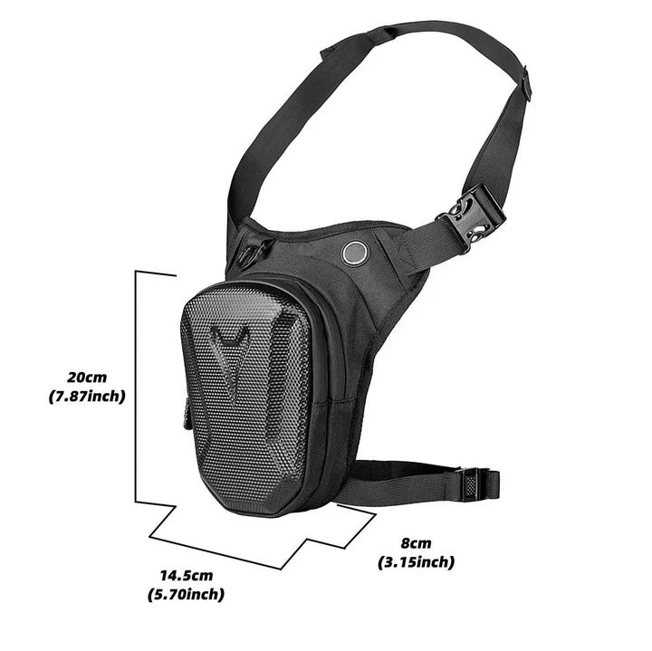 Waterproof Motorcycle Thigh Bag with Adjustable Straps