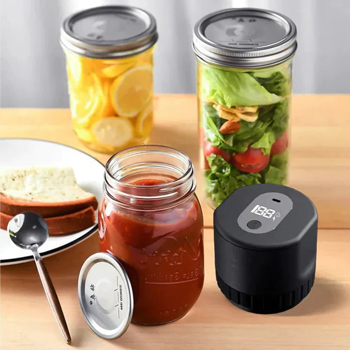 Easy to Use Vacuum-Sealed Jars