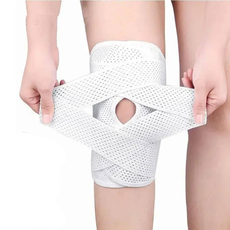 Professional Knee Brace with Side Stabilizers for Meniscus Tear & Acl Pain, Breathable Adjustable Knee Support for Injury Recovery