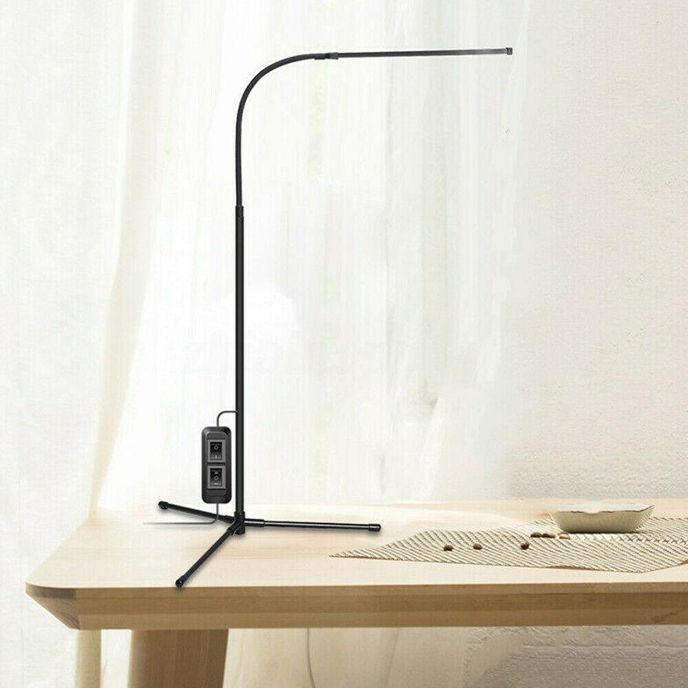 Floor Reading Lamp with Adjustable Head and Dual Brightness, 1000 Lumens