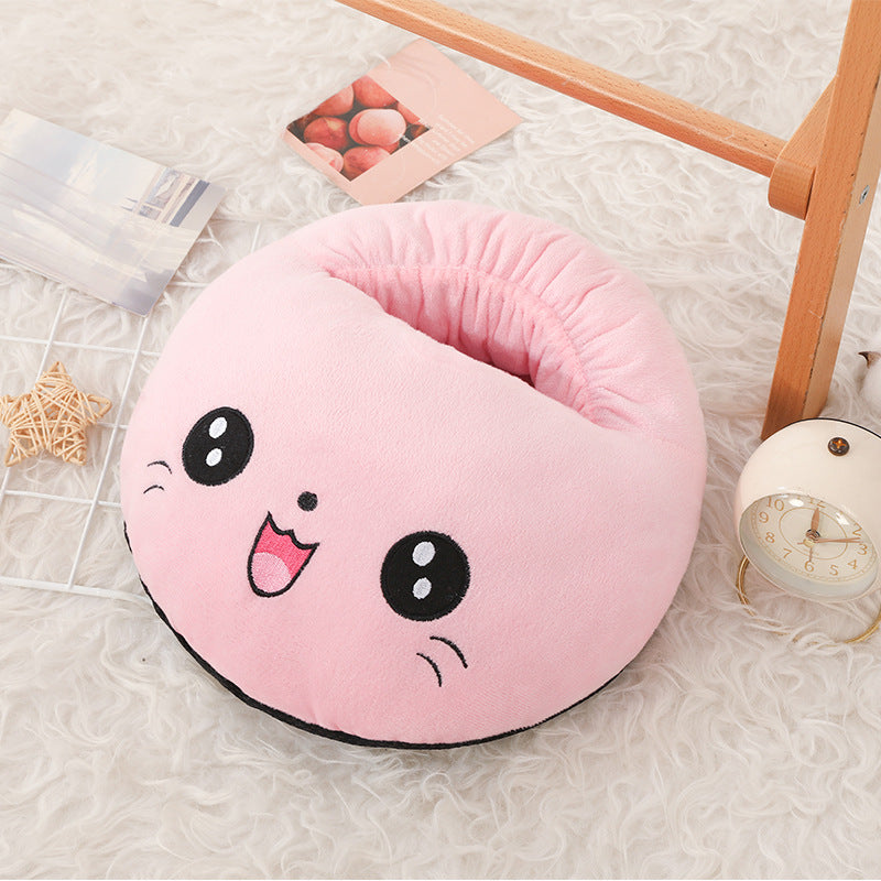 USB Heated Foot Warmer with Plush Fabric, Constant Heat or Three Heat Settings