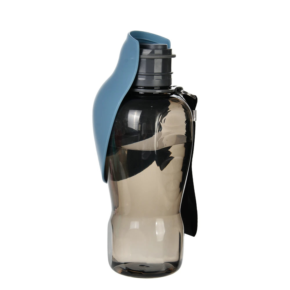 Dog Water Bottle with Foldable Bowl and Leakproof Locking System, 27oz Capacity