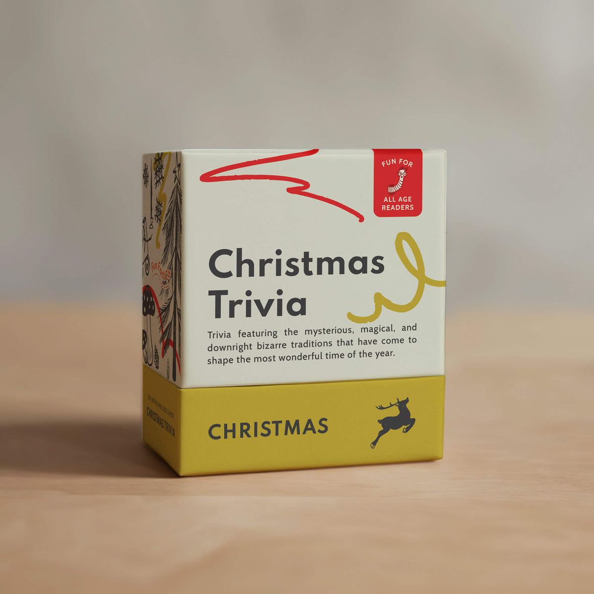 Christmas Trivia Card Deck with Mixed Question Formats for Holiday Parties and Family Game Night