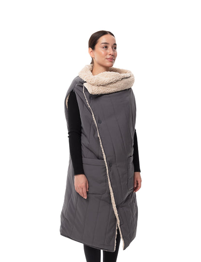 Wearable Heated Blanket with Five Heating Zones and Dual Independent Controls