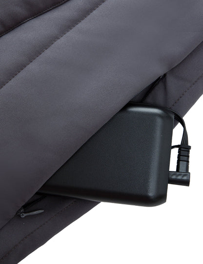 Wearable Heated Blanket with Five Heating Zones and Dual Controls, 16000mAh Battery