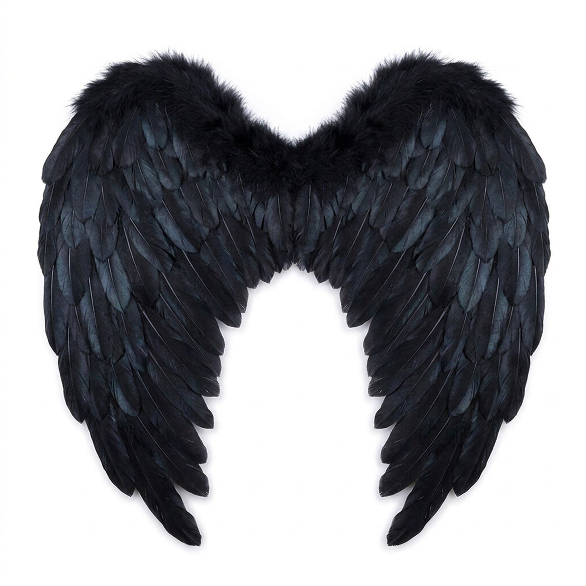 Feather Angel Wings Costume with Elastic Shoulder Straps in Four Colors and Six Sizes