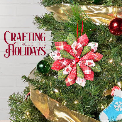 Holiday Craft Countdown Box with 25 Daily Craft Bags for Diamond Art, Paint by Number and Ornament Projects