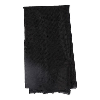 Black Mesh Table Cover with Spider Web Pattern for Halloween Buffets and Dessert Tables