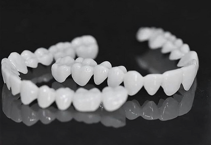 Removable Dental Veneers with Custom Moldable Fit and Natural Look Coverage, Reusable