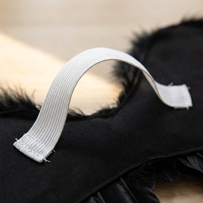 Feather Angel Wings Costume with Elastic Shoulder Straps in Four Colors and Six Sizes