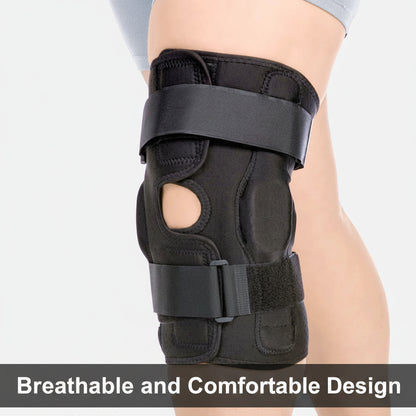 Adjustable Knee Support with Stabilizers