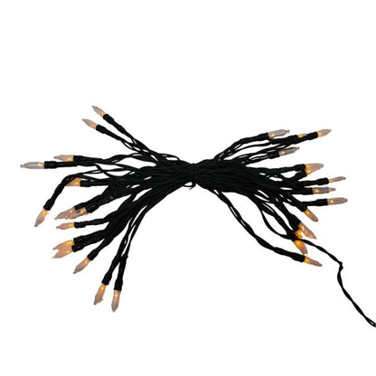 Orange Halloween String Lights for Ceilings Bushes and Roof Gutters